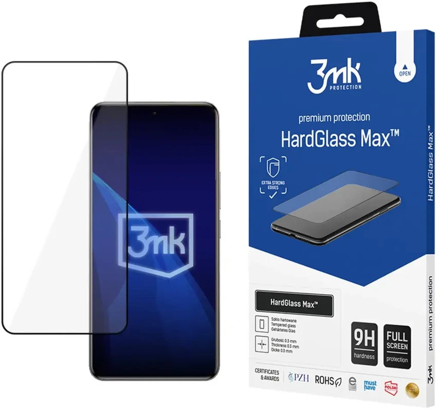 3Mk Protection Redmi Note 15 Pro 4G - 3mk HardGlass Max Juodas
