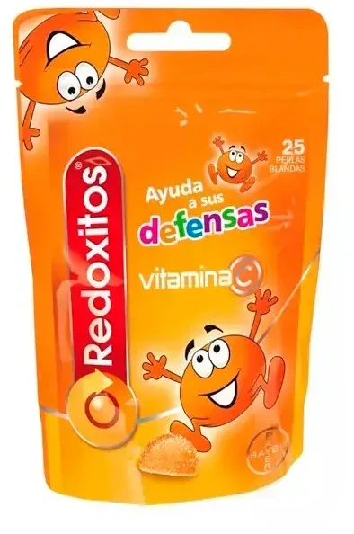 Redoxon Redoxitos Vitaminas C 25 guminukai Oranžinis