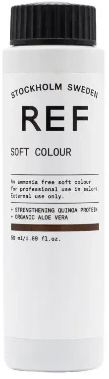 Ref Stockholm REF Soft Colour Vegan Demi-Permanent Hair Dye 6.0 Dark Skirtas šviesiems plaukams, 50 ml