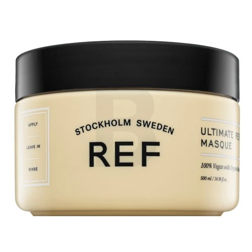 „Ref Stockholm“, „Ultimate Repair“, veganiška, plaukų priežiūros kreminė kaukė, skirta plaukams prižiūrėti, 500 ml