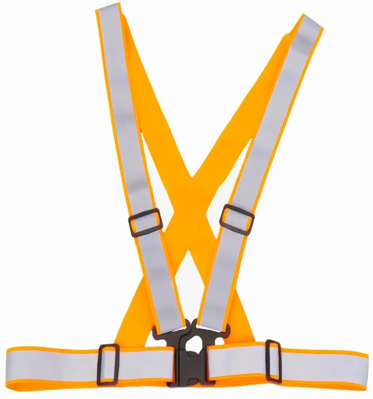 Atšvaitinė liemenė su diržais – oranžinė AMiO-03939