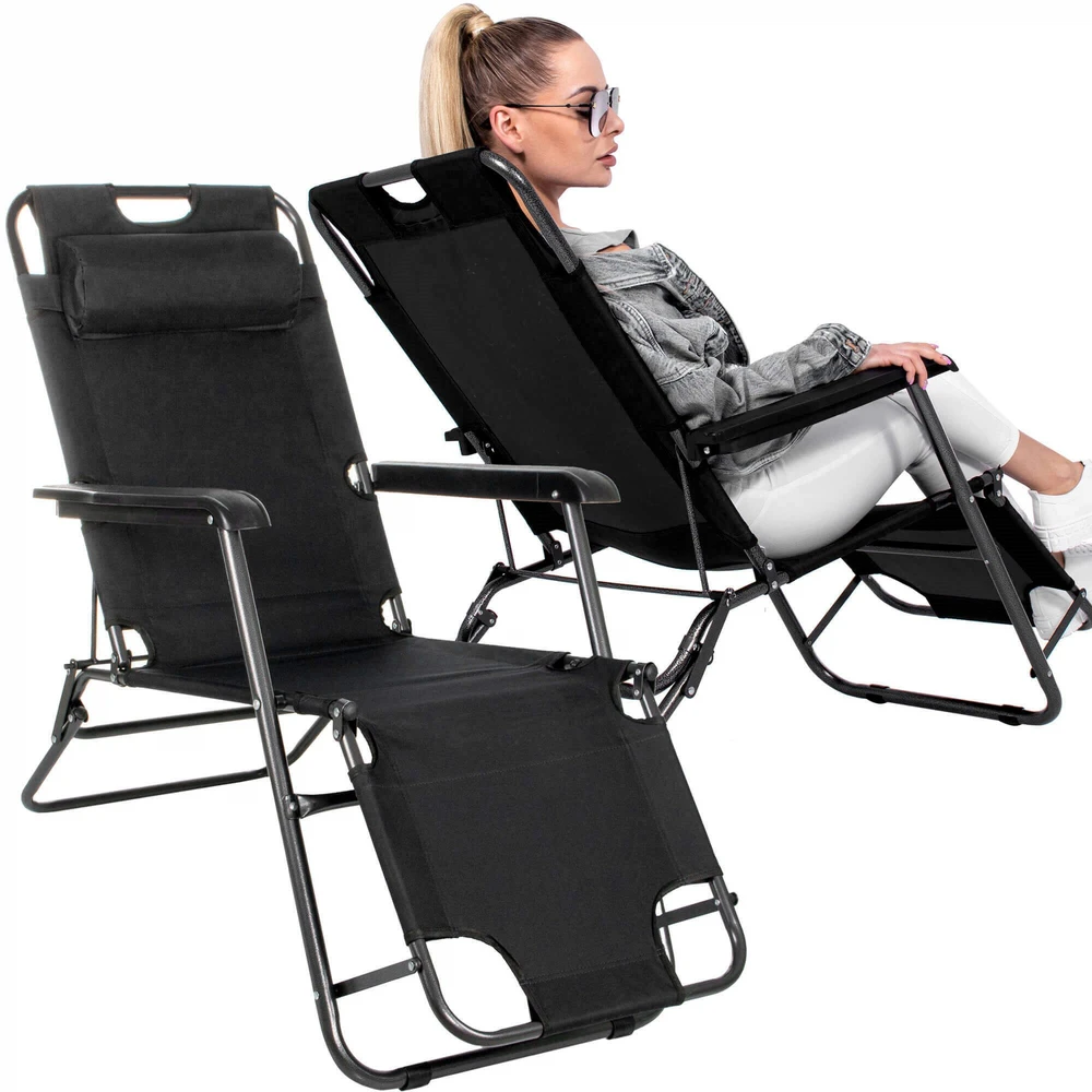 Reguliuojama sodo kėdė Springos GC0060, juoda