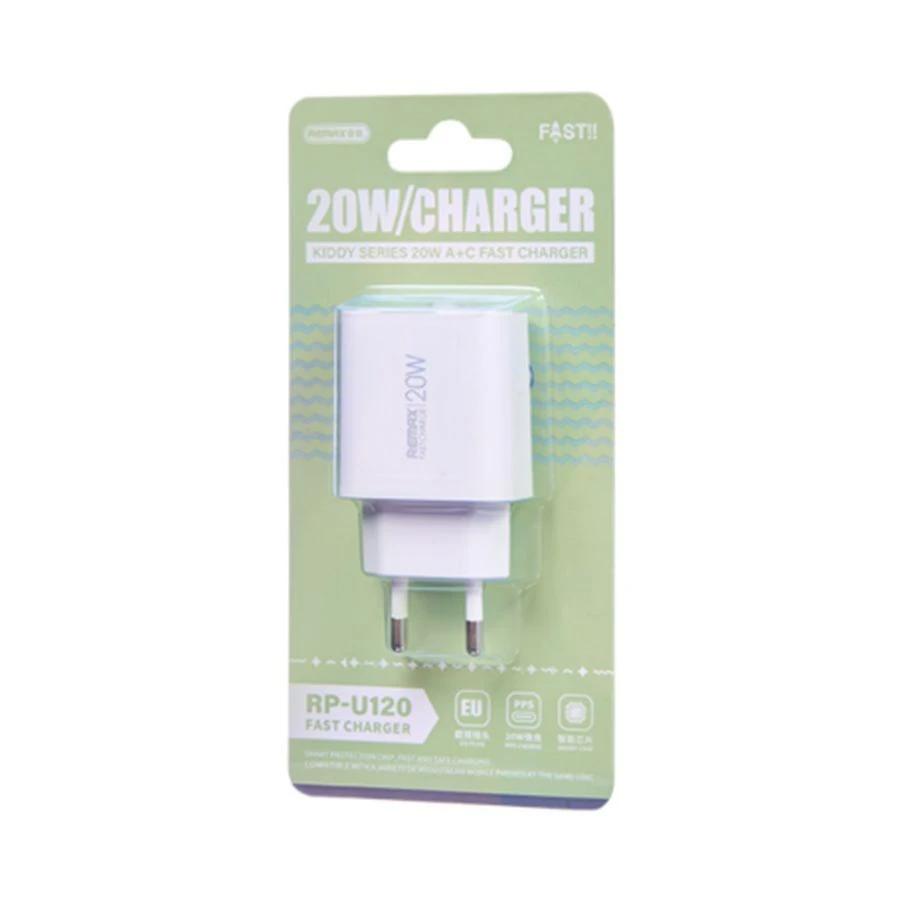 REMAX 20W greitasis įkroviklis RP-U120, USB, Type-C