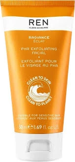 Ren Clean Skincare Radiance PHA Exfoliating Facial veido šveitiklis, 50 ml