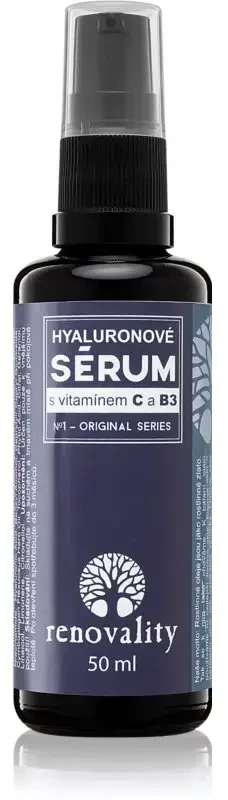 Renovality Original Series hialurono serumas su vitaminu C ir B3 50 ml