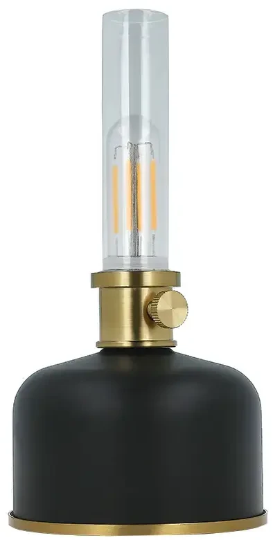 Plastrol "Retro Petroleum" LED lempa juoda FLR-25 Forever Light