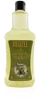 Vyriškas šampūnas 3 viename | Reuzel | Arbatmedis | Šampūnas - kondicionierius- kūno prausiklis 1000 ml