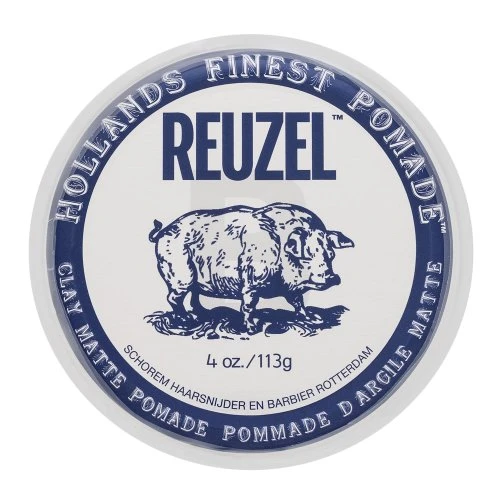 Plaukų formavimo molis Reuzel Hollands Finest Pomade Clay Matte Pomade, 113 g