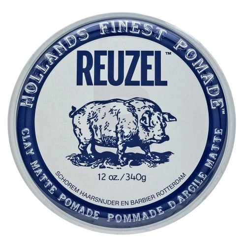 Plaukų formavimo molis Reuzel Hollands Finest Pomade Clay Matte Pomade, 340 g