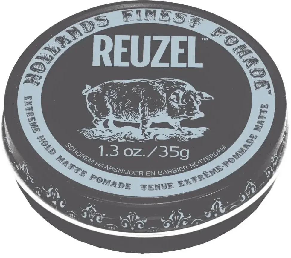 Reuzel Hollands Finest Pomade Extreme Hold Matte Pomade Hair Kreminis, 35 g