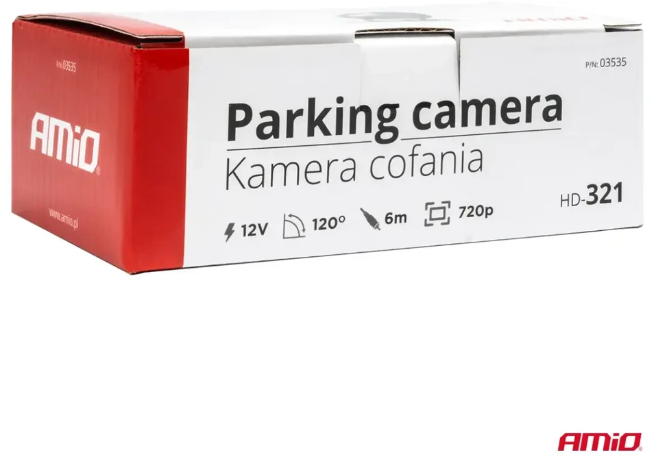 Atbulinės eigos kamera HD-321 12V 720p AMIO-03535