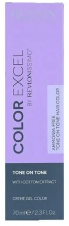 Revlon Color Excel Permanent Hair Dye 7.34 Medium Golden Copper Skirtas šviesiems plaukams, 70 ml