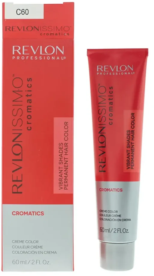 Revlon Cromatics Permanent Hair Dye C60 Fire Raudona, 60 ml