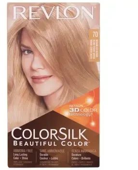 Plaukų dažai "Revlon Colorsilk" be amoniako 61 tamsiai šviesi spalva