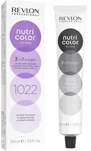 Ilgalaikiai plaukų dažai Revlon Nutri Color 1022 Platina, 240 ml