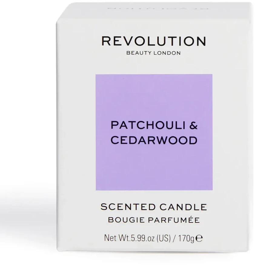 Revolution Home Patchouli and Cedarwood Scented Candle - 170.0 G