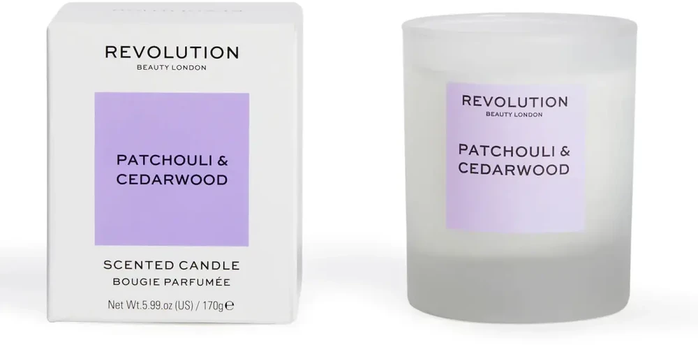 Revolution Home Patchouli and Cedarwood Scented Candle - 170.0 G