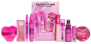Makeup revolution Revolution Make Up Candy Glam Look rinkinys, 9 vnt.