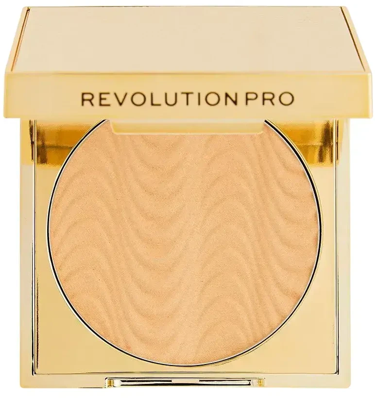 „Revolution Pro CC“ tobulai atrodanti kompaktiška pudra, šilta klevo spalva, 5 g
