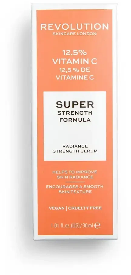 Revolution Skincare Vitamin C Radiance Strength Serumas Odos serumas moterims, 30 ml