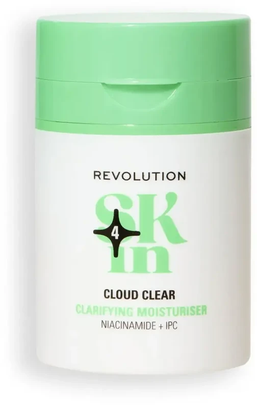 Revolution Skincare Cloud Clear Niacinamide & IPC Gaivinantis Gel Kreminis, 50 ml