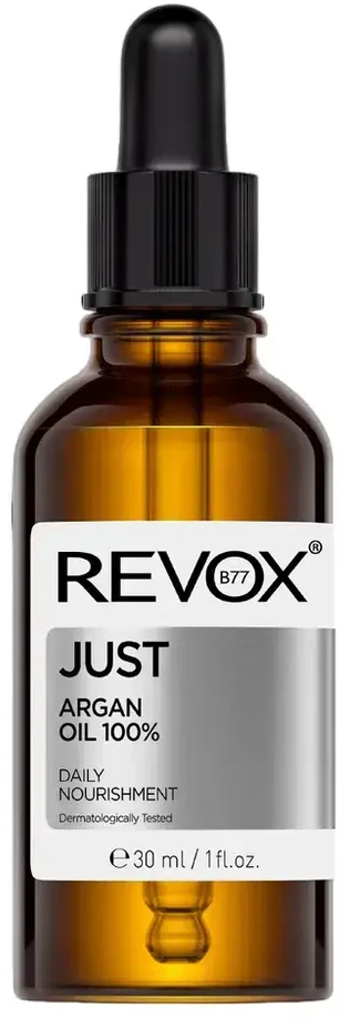 Revox B77 Just Argan maitinamasis aliejus veidui ir kaklui, 30 ml
