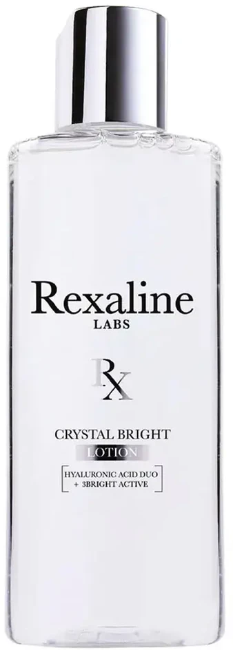 Rexaline, Crystal Bright, Hyaluronic Acid + 3 Bright Active, Illuminating, Exfoliating Lotion, 150 ml *Tester