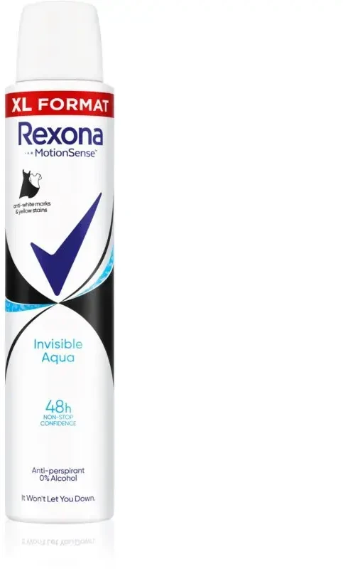 Rexona MotionSense Invisible Aqua Antiperspirant moterims, 200 ml