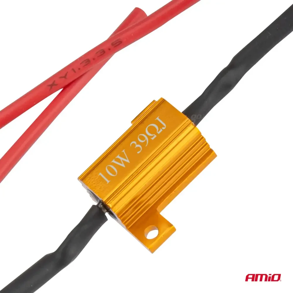 Canbus rezistorius LED lemputėms 39 omų 10 W amio-04091