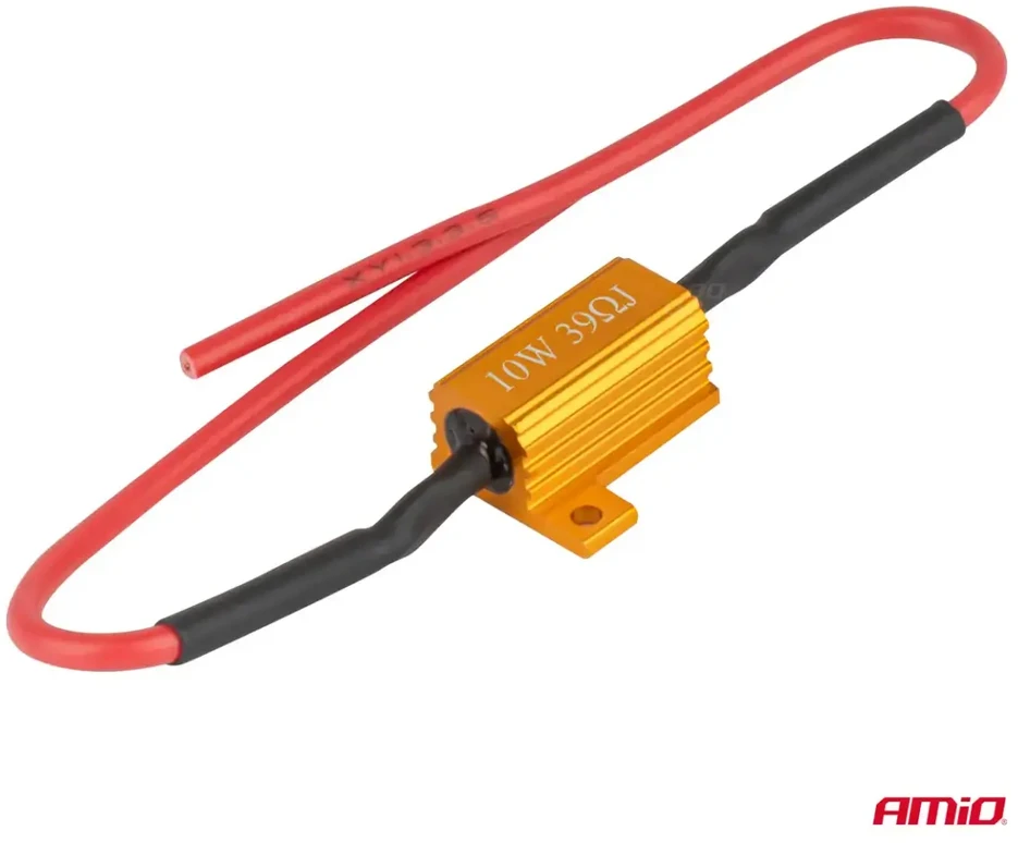 Canbus rezistorius LED lemputėms 39 omų 10 W amio-04091