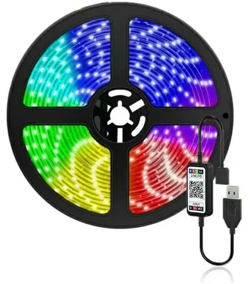 RGB LED juosta su Bluetooth valdikliu 5m XTRIKE ME HT-5050 B5