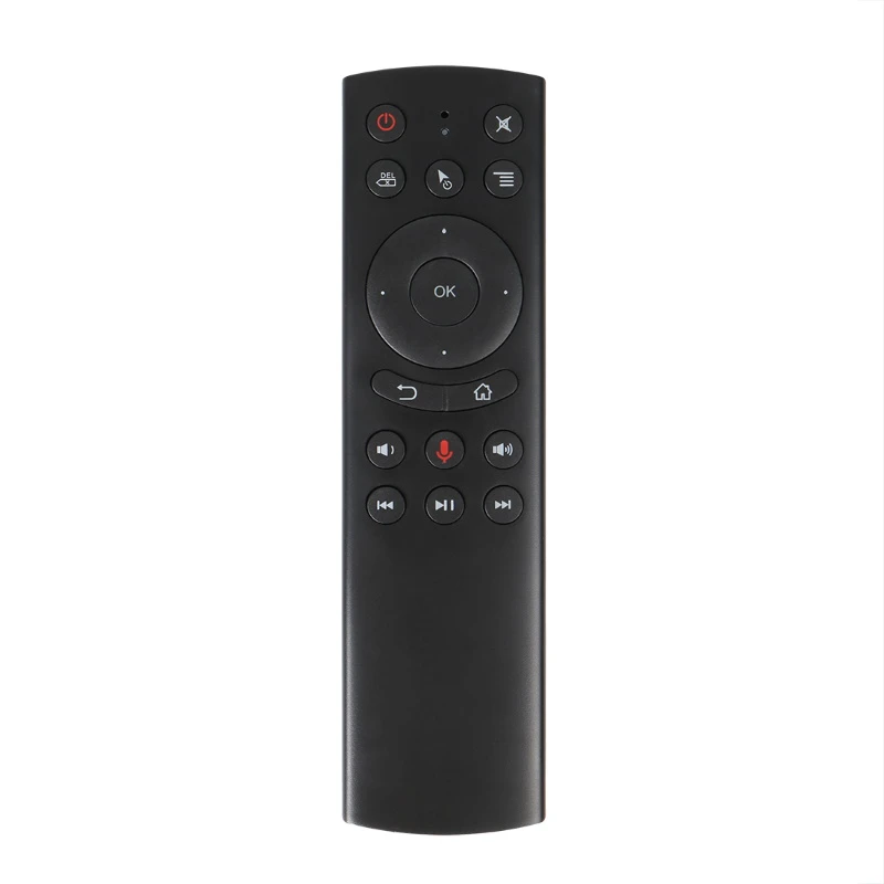 „Riff G20s“ universalus išmanusis televizorius – kompiuteris – „Android TV“ belaidis / IR nuotolinis balso asistentas ir juodas giroskopas