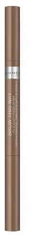 Rimmel London Brow This Way Lápiz De Cejas 02-Medium Brown 0,, 25 g
