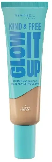 „Rimmel“ drėkinamasis makiažo pagrindas „Kind & Free Glow It Up“ (skin Tint) 30 ml