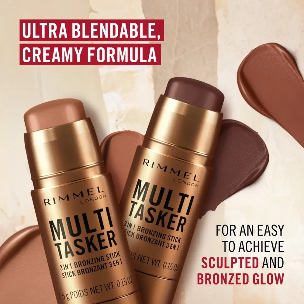 Rimmel 3 in 1 bronzer in a Multi-Tasker stick (3 in 1 Bronzing Stick)