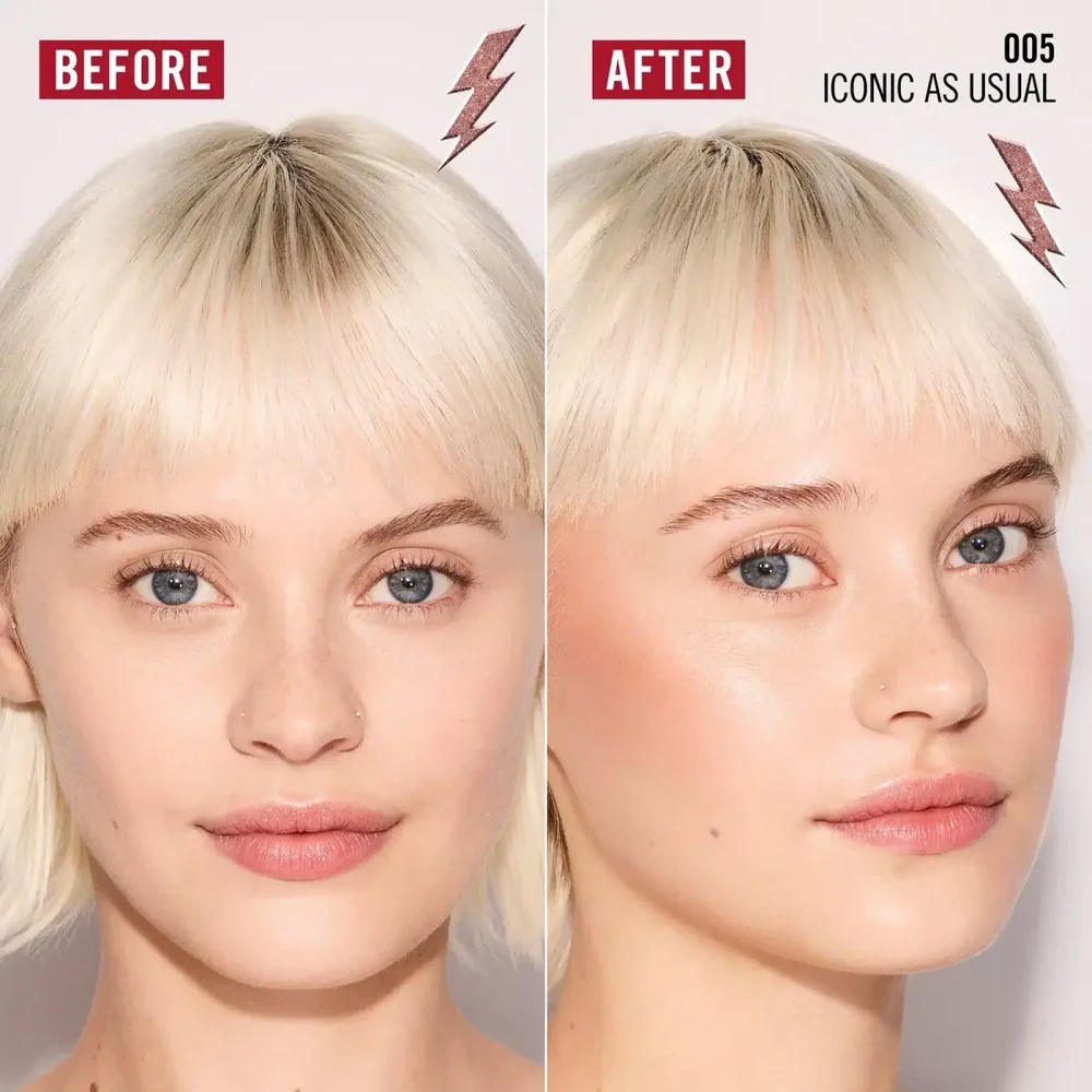 „Rimmel London Multi Tasker Turbocharged“ akių makiažo pagrindas „Iluminador Líquido 005-Iconic As Usual“, 10 ml