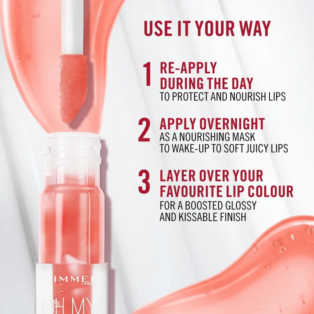 Rimmel London Oh My Gloss! Lūpų aliejus Lūpų aliejus