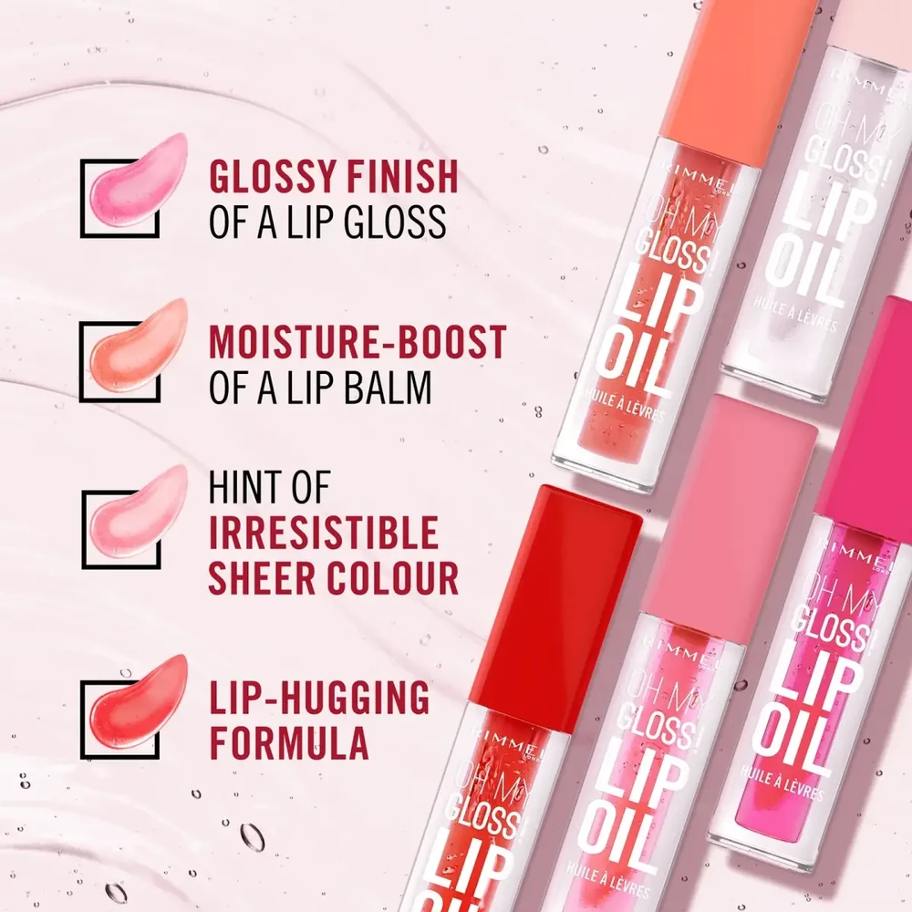 Rimmel London Oh My Gloss! Lūpų aliejus Lūpų aliejus