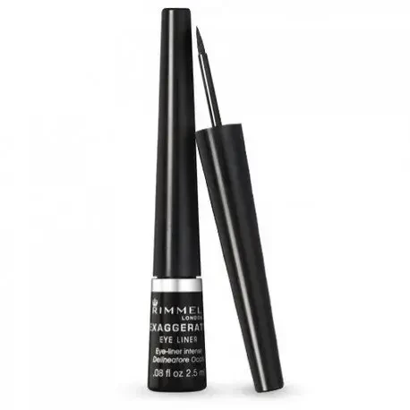 Rimmel London "Rimmel Exaggerate" skystas akių pieštukas 001 Juodas