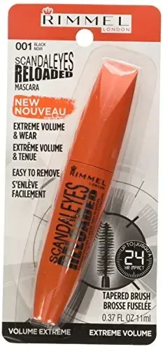 Rimmel London "Rimmel Scandaleyes Reloaded" blakstienų tušas 001 Juodas