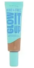 „Rimmel London Kind & Free Glow It Up“ drėkinamasis odos atspalvio makiažo pagrindas