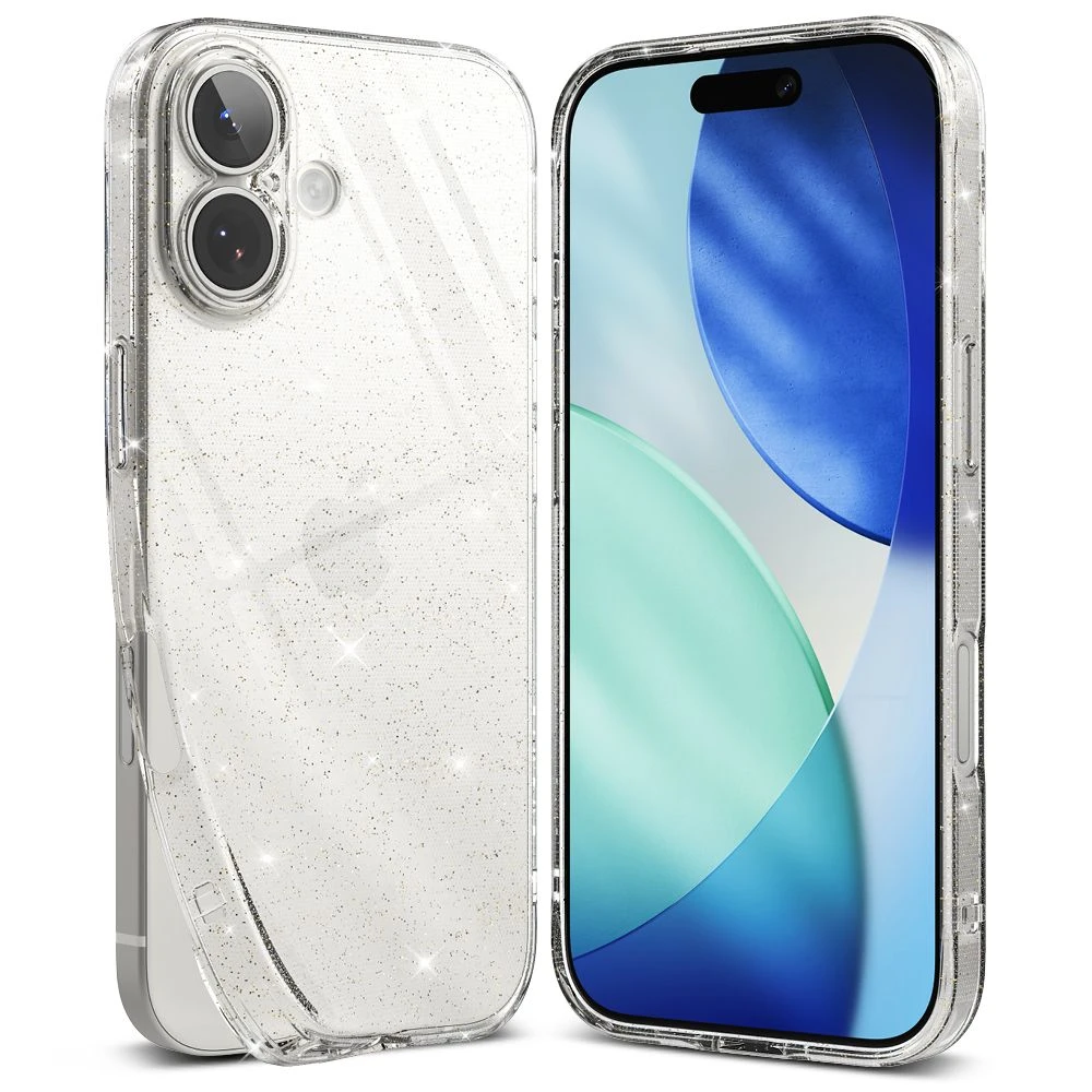 Ringke Air Apple iPhone 17 dėklas - skaidrus Glitter