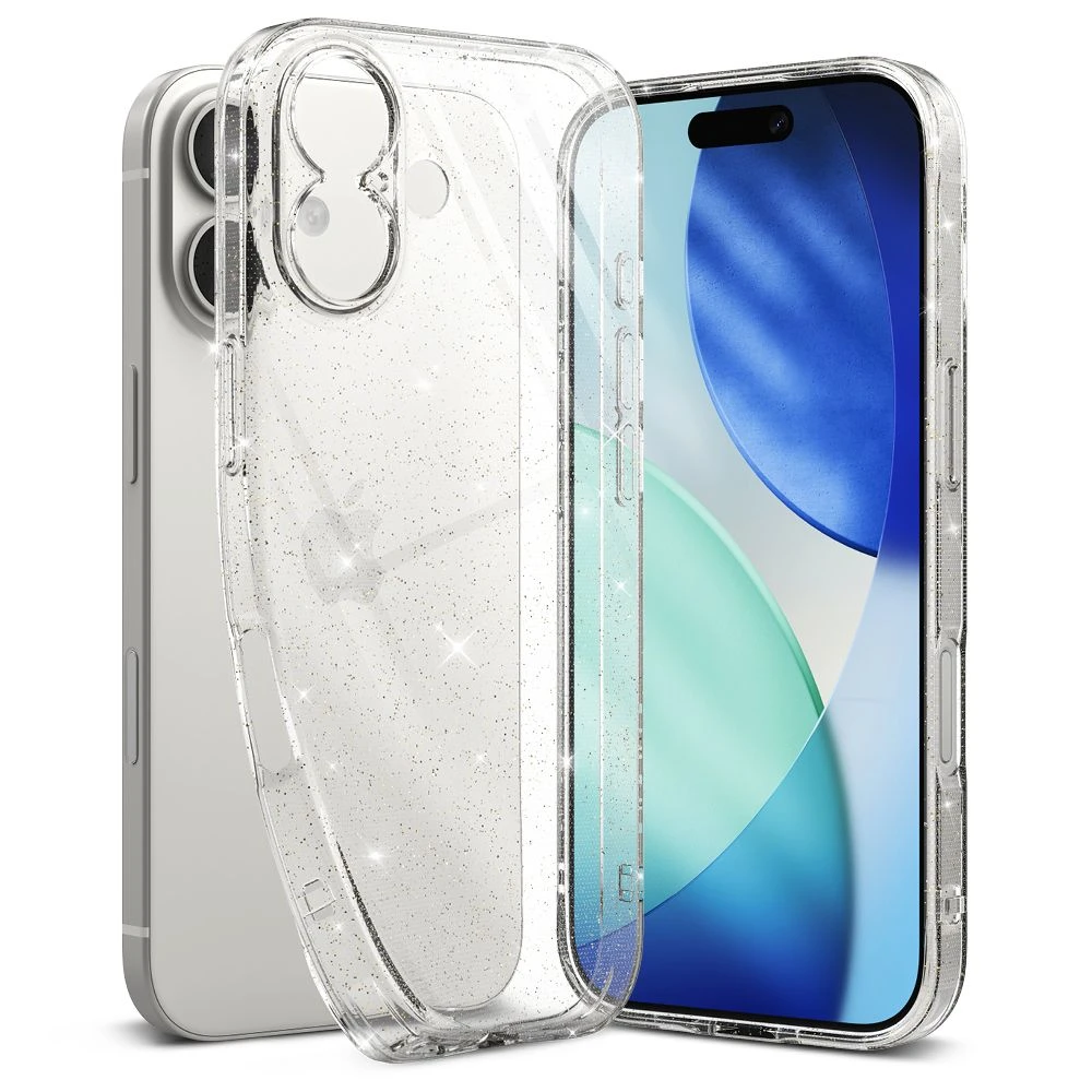 Ringke Air Apple iPhone 17 dėklas - skaidrus Glitter