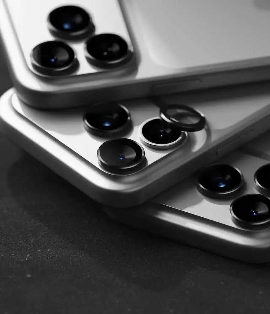 Ringke Camera Frame Protector 2 vnt. Tempered Glass for iPhone 18 Pro / Pro Max - Juodas