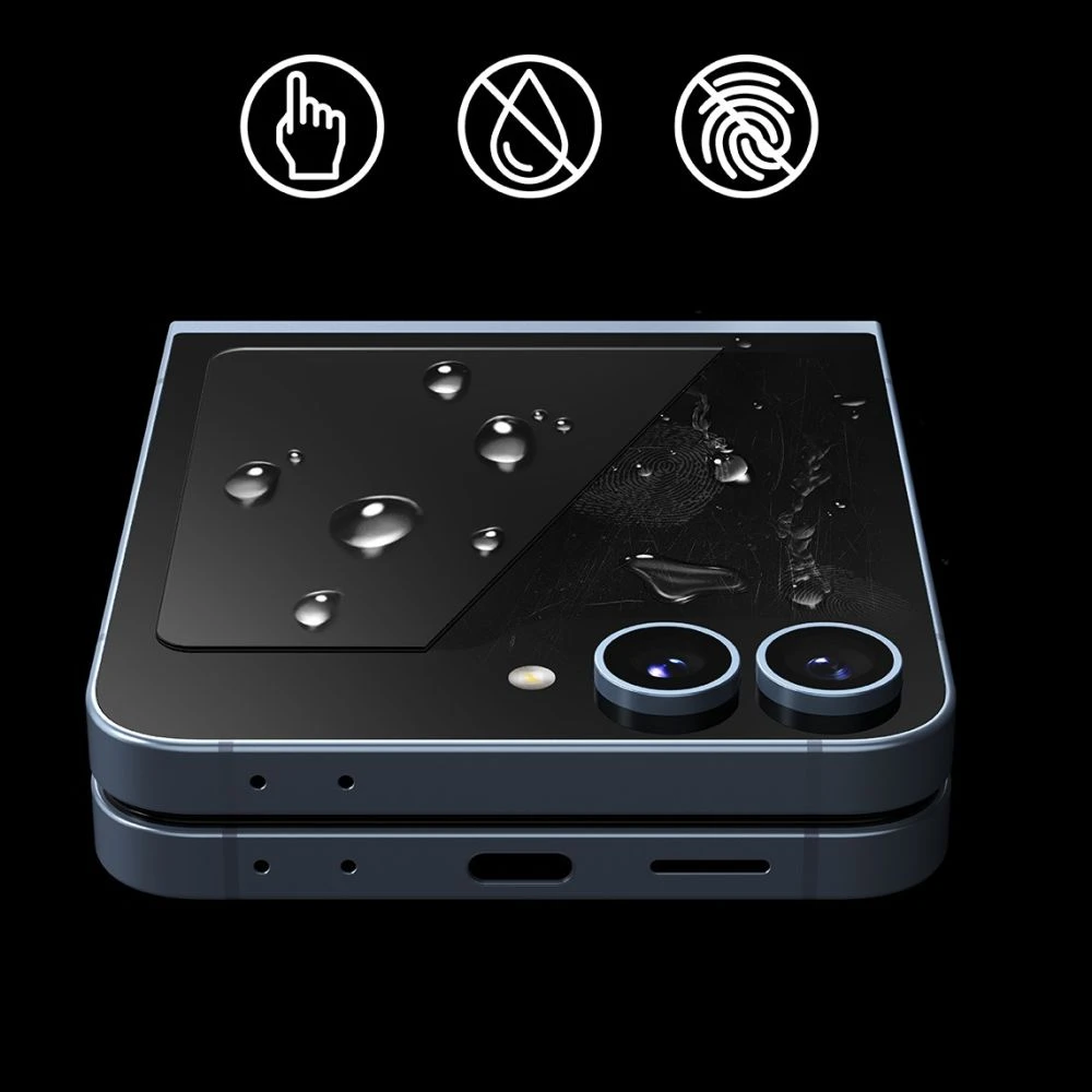 Apsauginis stiklas Samsung Galaxy Z Flip6 Ringke Cover Ekranas 2 vnt. skaidrus