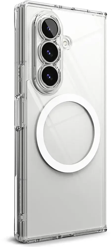 „Ringke Fusion“ magnetinis „MagSafe“ dėklas „Samsung Galaxy Z Fold 7“, skaidrus