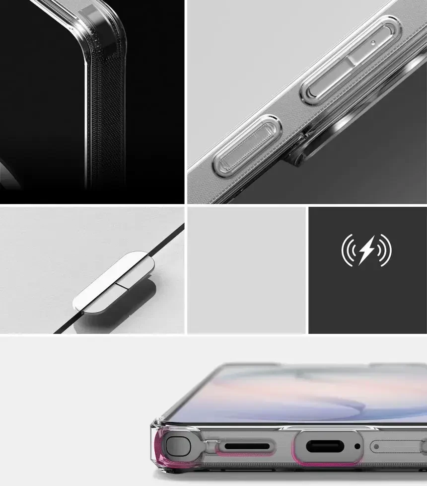 Ringke Fusion Magnetic MagSafe dėklas Samsung Galaxy S26 Ultra skaidrus