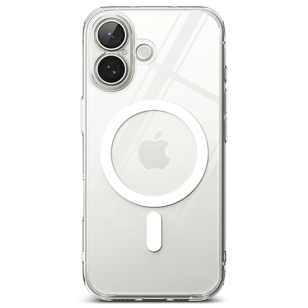 Ringke Fusion Magnetic MagSafe dėklas skirtas Apple iPhone 17 – skaidrus