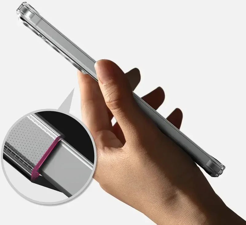Ringke Fusion Magnetic MagSafe dėklas Samsung Galaxy S26+ Plus skaidrus