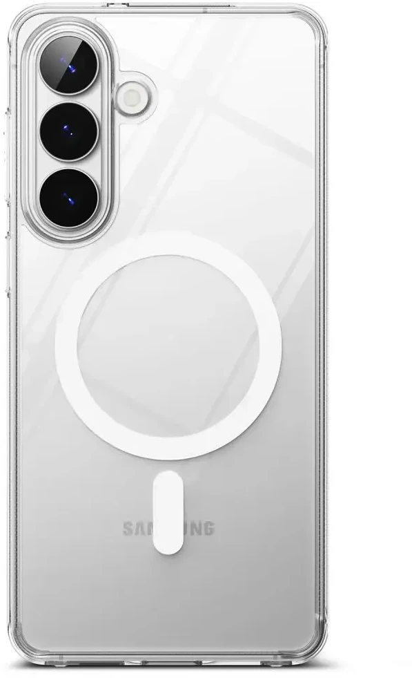 Ringke Fusion Magnetic MagSafe dėklas Samsung Galaxy S26+ Plus skaidrus